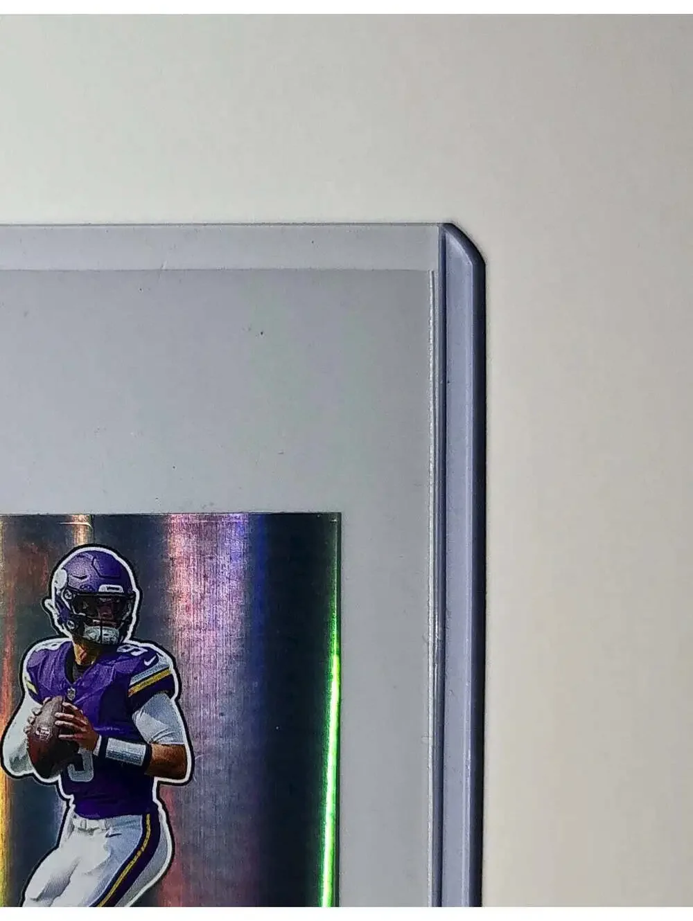 J.J. McCarthy 2025 Panini NFL #421 Foil Sticker Minnesota Vikings